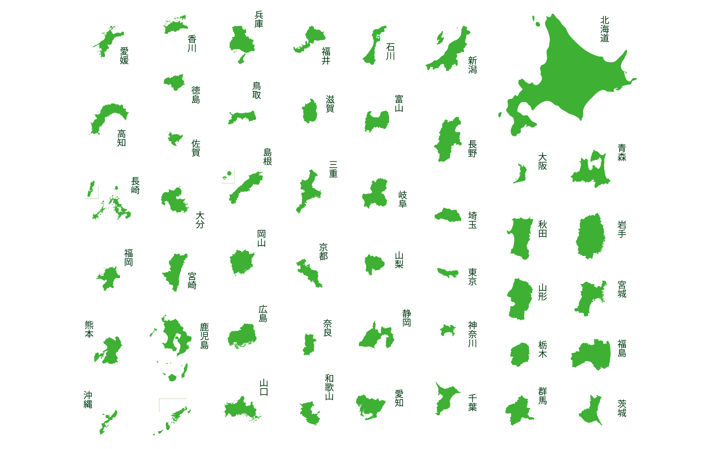 「形が覚えやすい」と思う都道府県はどこ？　3県を紹介！ | ライフ ねとらぼリサーチ