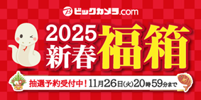 ビックカメラ「2025年新春福箱」