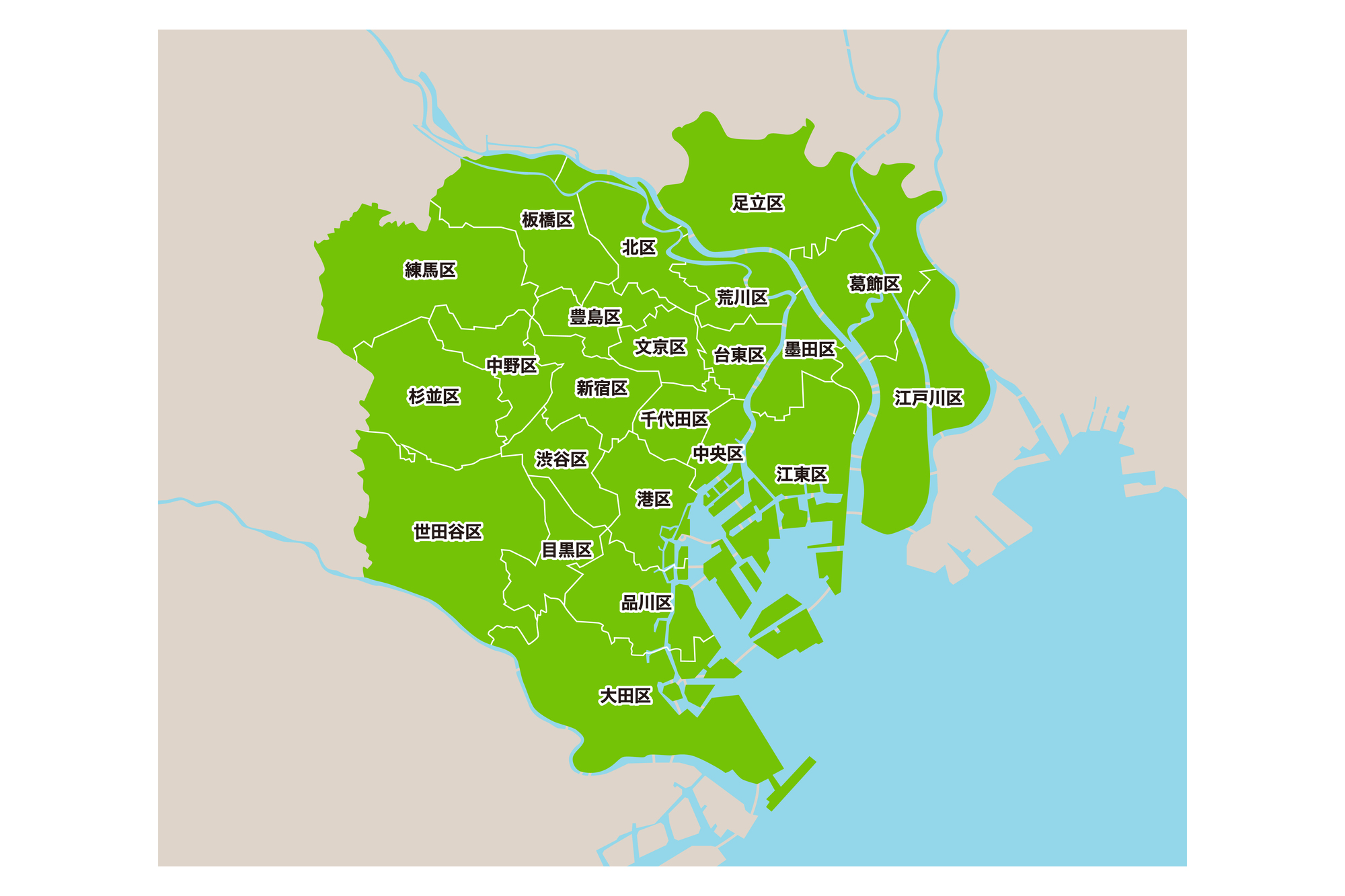 東京23区の画像