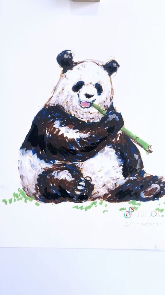 “絵の先生”がちゃんとパンダを描いたら……？
