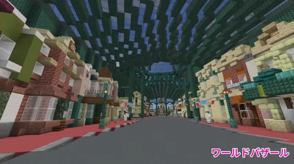 マイクラで東京ディズニーランド【Minecraft】【マインクラフト】