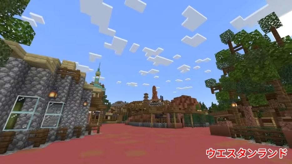 マイクラで東京ディズニーランド【Minecraft】【マインクラフト】