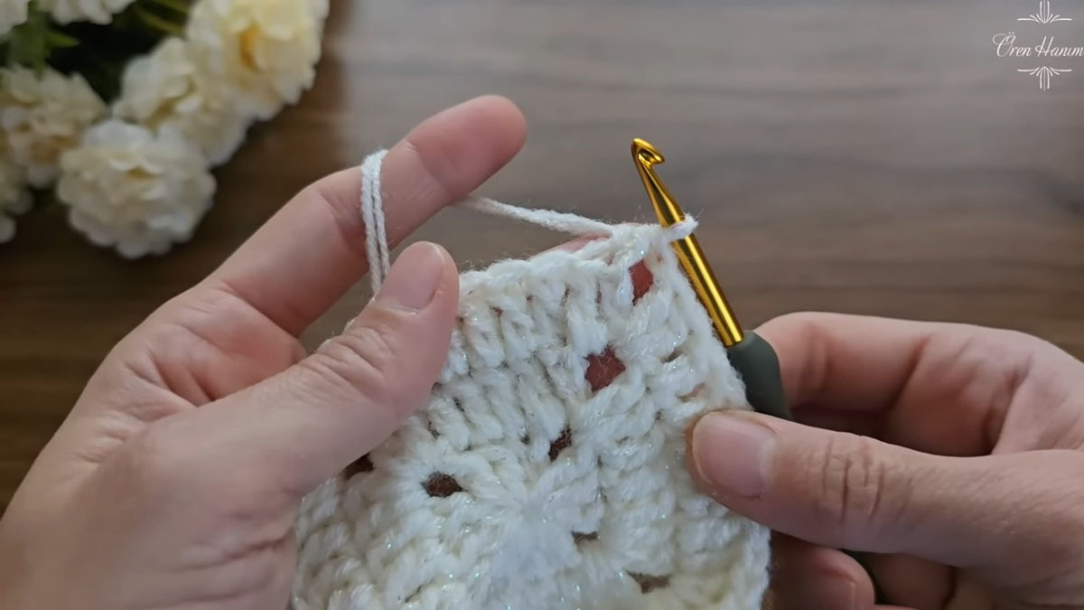 かぎ針で3色の毛糸をサクサク編んでいくと……　“魔法のような仕上がり”が20万再生　「とても美しい」「編んでみたい」【海外】（1/2） | ライフスタイル ねとらぼ