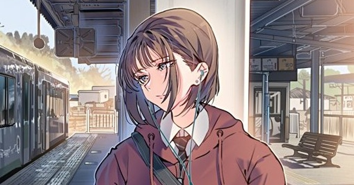 駅のホームにたたずむイラストの女の子→よく見てみると……「信じられるか？」 230万表示の“もっと伸びてほしい”作品に反響（1/2） | カルチャー・アート ねとらぼ