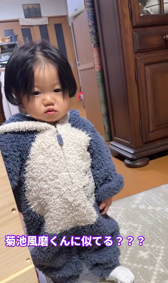 菊池風磨さんにそっくりな息子君