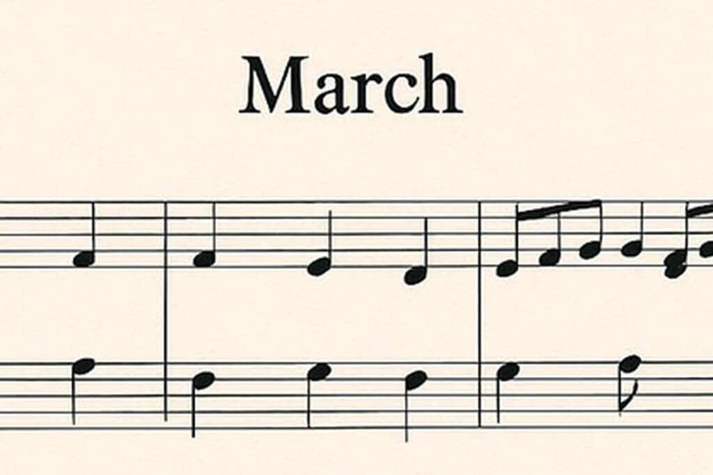 普通の楽譜に見えるけど……？