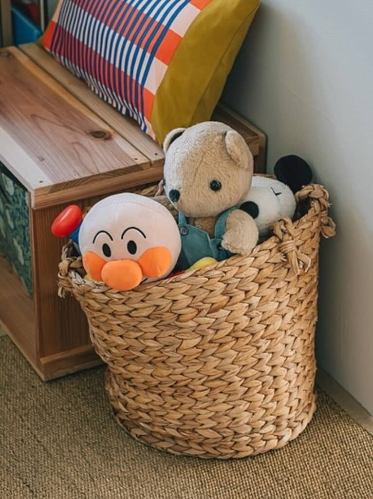 カゴもかわいい