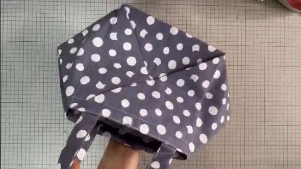 完成したバッグ