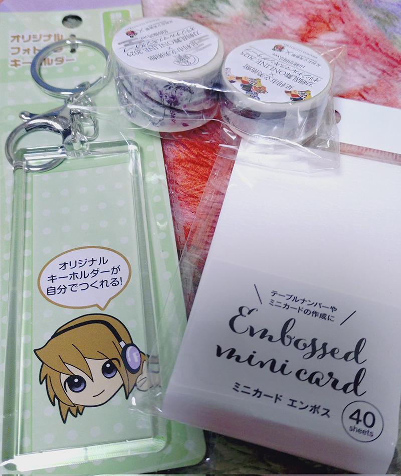 セリアのオリジナルフォトインキーホルダー