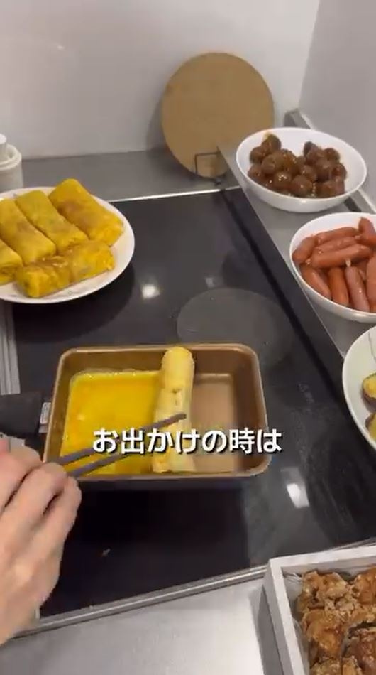 卵焼きも焼く