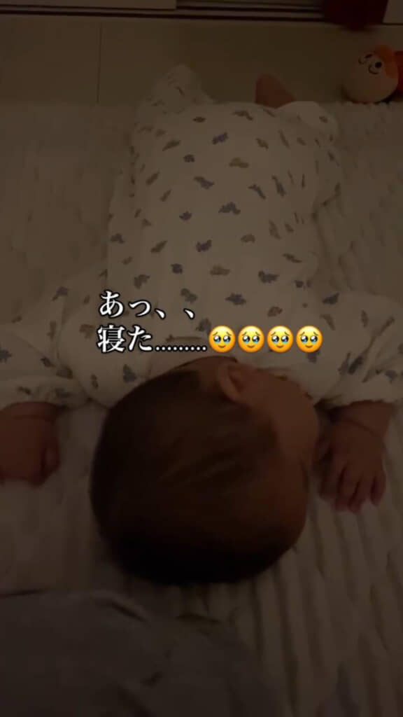 眠ってしまいました