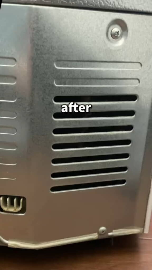 冷蔵庫裏吸気口のアフター