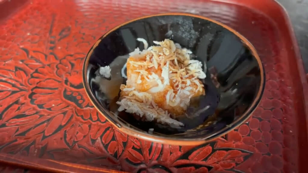 おいしそうなしらすおろしが完成