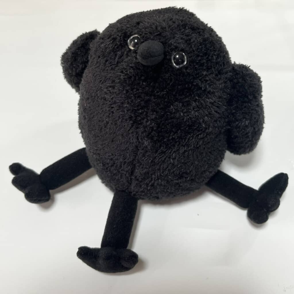 4時間で作った八咫烏のぬいぐるみ