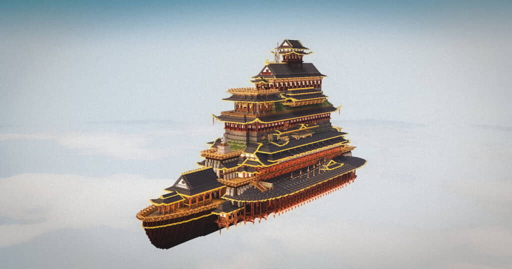 日本式城郭船-castle ship