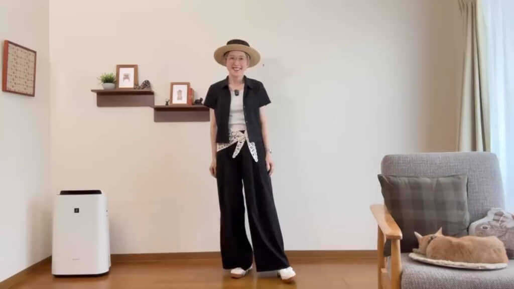 こちらも帽子がバッチリ似合っています