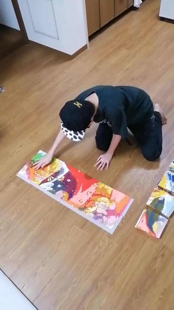 だんだん絵が見えてきた！