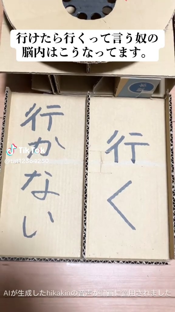 ゴールは「行く」「行かない」の2通り。半々のように見えて、実は「行く」への道が不公平に狭い