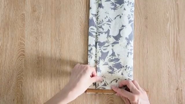 3センチずらして重ねる