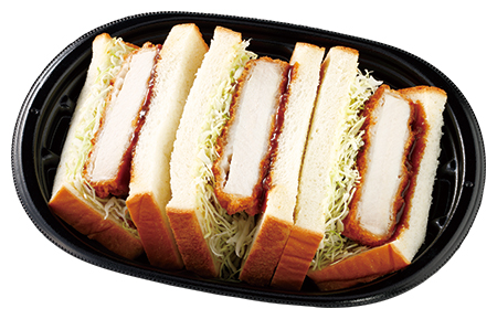 盛りすぎ!厚切りロースカツサンド