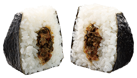 盛りすぎ!高菜明太おにぎり