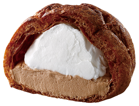 Uchi Café 盛りすぎ!大きなチョコシュー（チョコクリーム＆ホイップ）