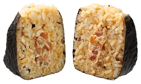 盛りすぎ!チャーシューマヨネーズおにぎり