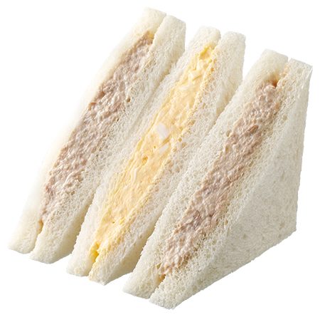 盛りすぎ!ツナたまごサンド