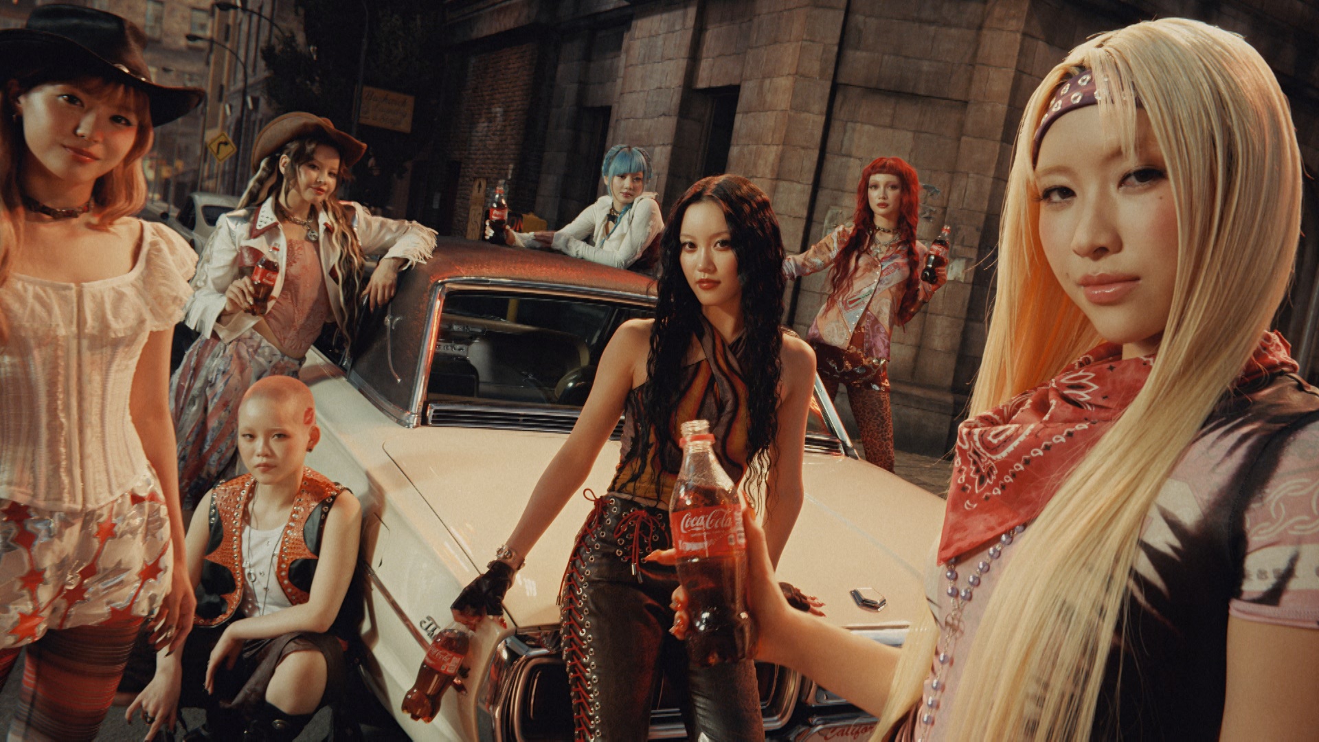 コカコーラミュージカルバンク PUNKDRUNKERS(パンクドランカーズ) Stray Cat Souvenir Jacket 野良猫