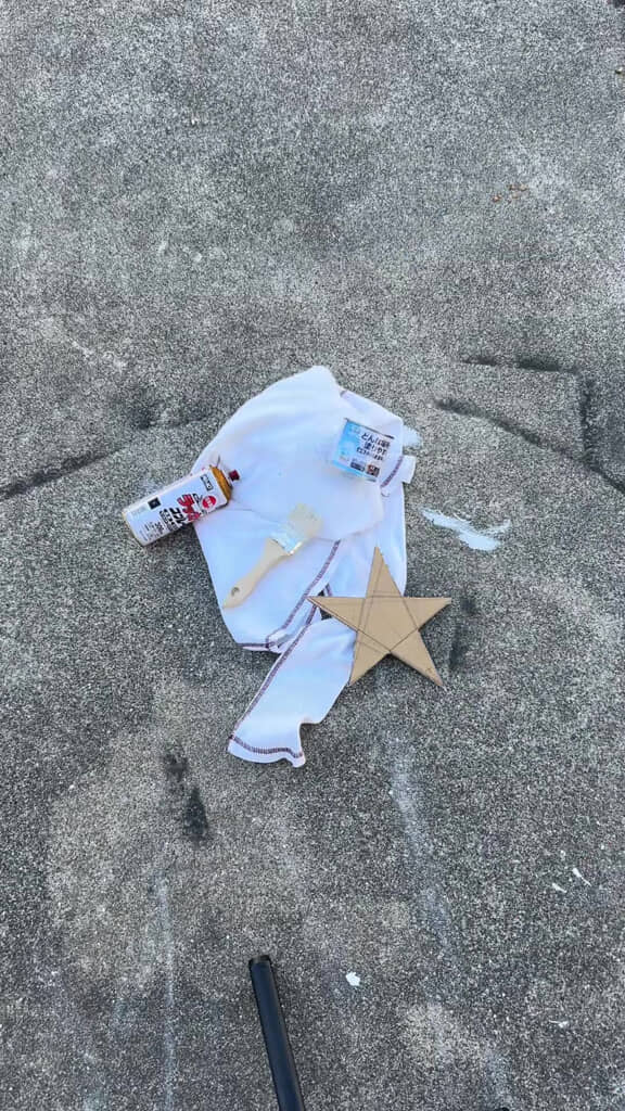 白Tシャツをラッカースプレーでリメイク！