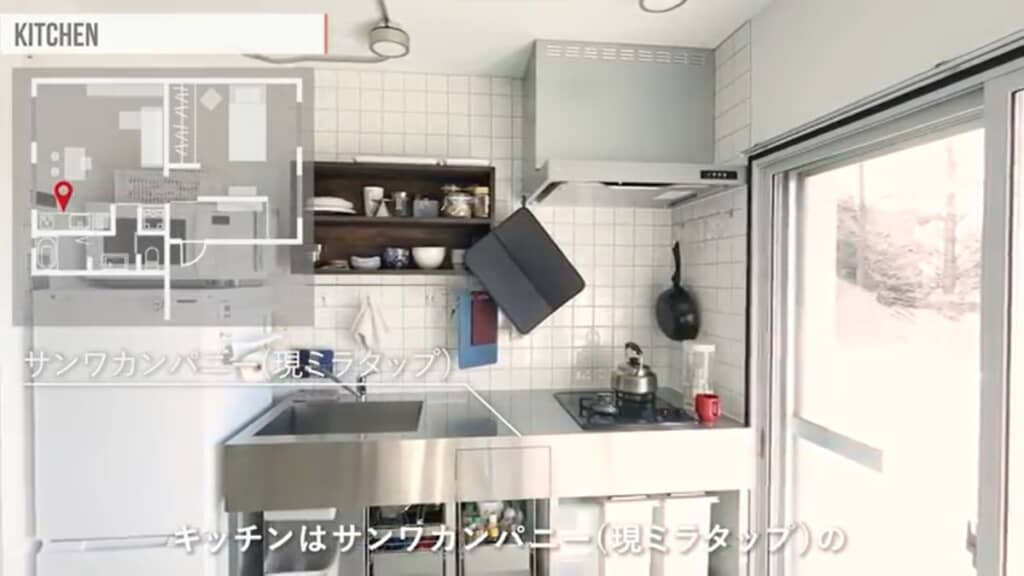 シンプルでスタイリッシュなキッチン