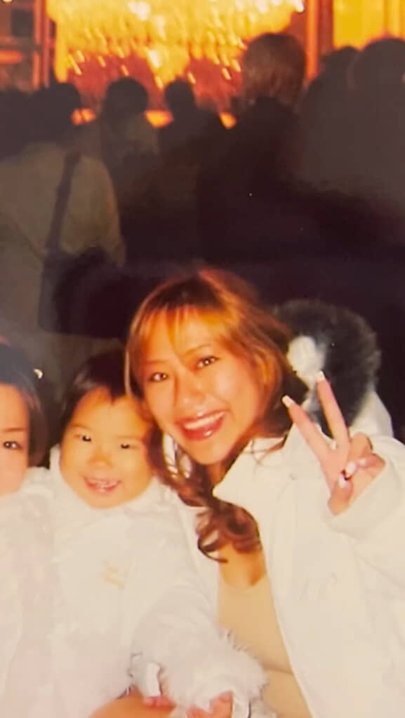 昔のお母さんの写真