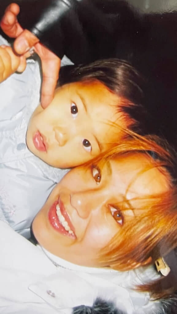 昔のお母さんの写真