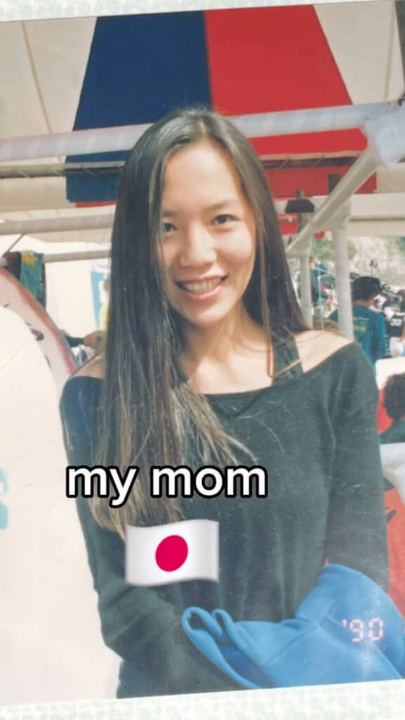 日本人のお母さん