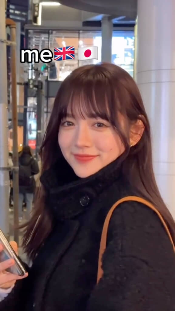 イギリス人の父と日本人の母を持つ北沢蘭さん