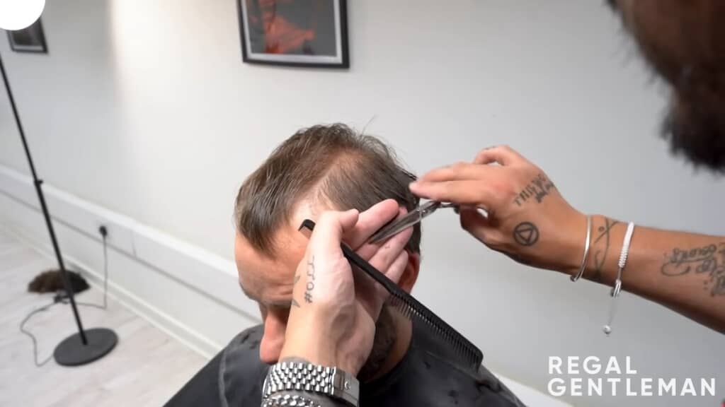 ていねいにカット