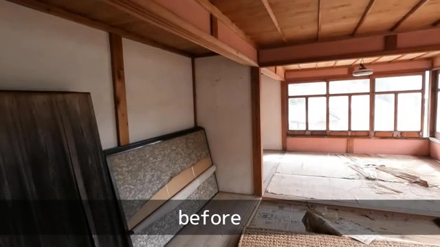 ボロボロだった倉庫を改修