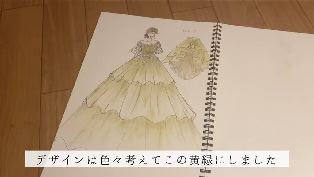 黄緑色のデザインに決定