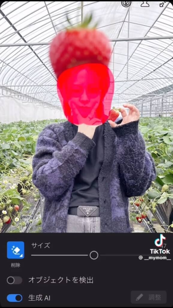 顔を生成AIで消してみるコスプレイヤー