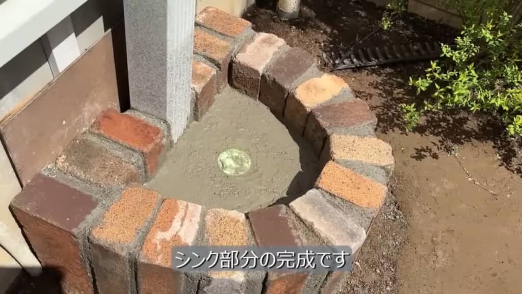 シンク部分が完成！