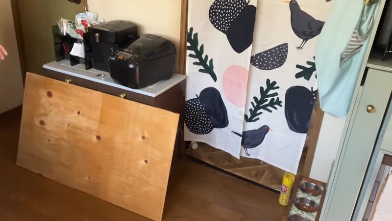 壁として使うコンパネ