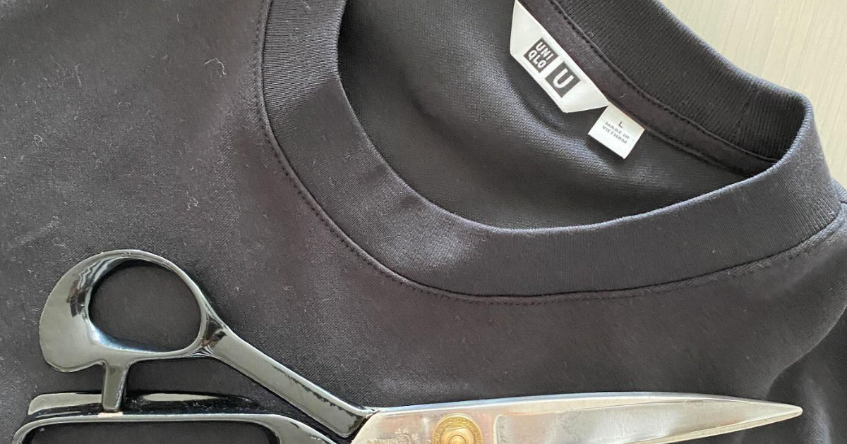 もう着ないパパの“ユニクロTシャツ”→ママが娘のためリメイクしたら……　想像以上の仕上がりに「最高のお母さん」「天才」（1/2） | ライフスタイル ねとらぼ