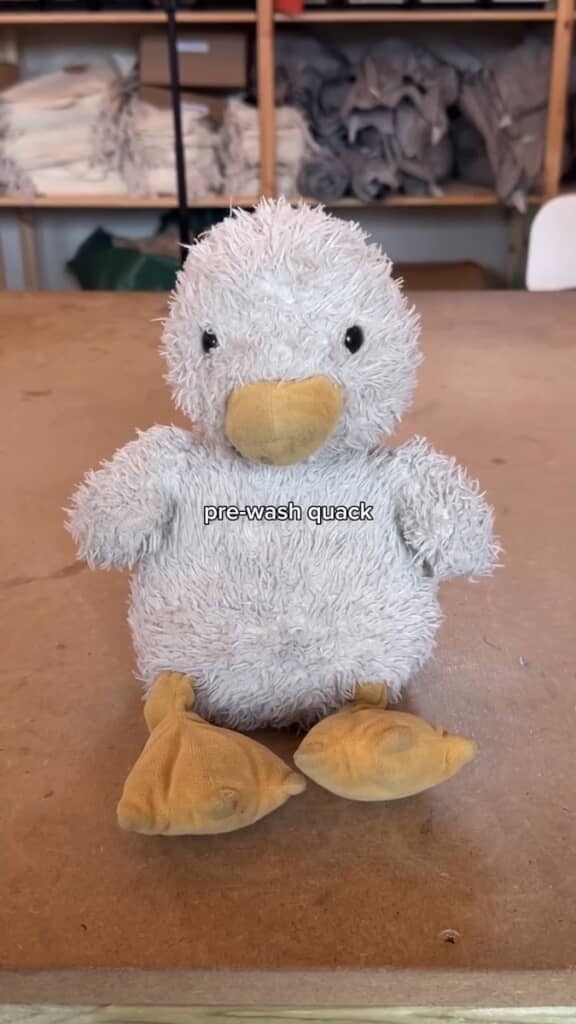 旅の中で薄汚れてしまったクワックくん