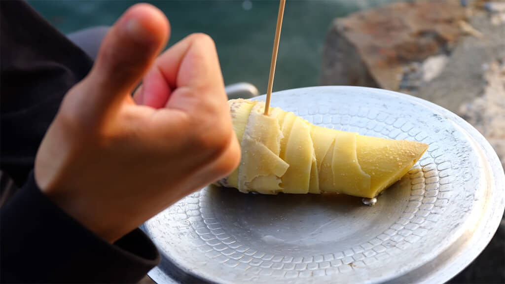 下ゆでとあく抜きができました◎