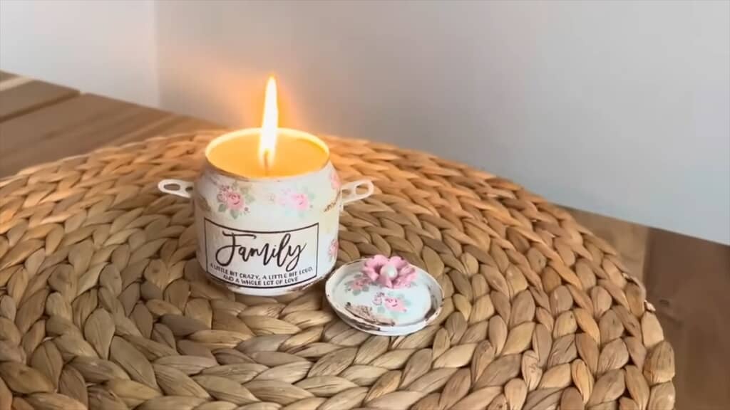 空き缶でキャンドルホルダーを作るアイデア