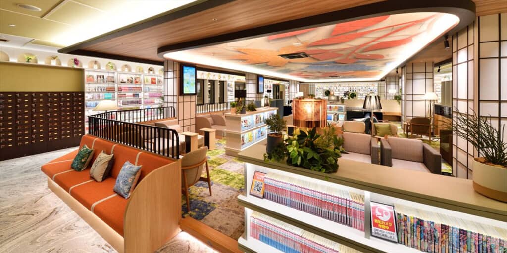 竜泉寺の湯 草加谷塚店　岩盤浴ラウンジ