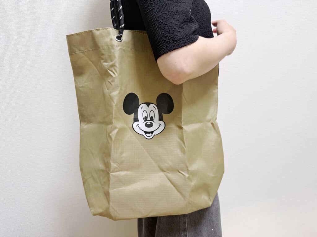 肩からかけたイメージ