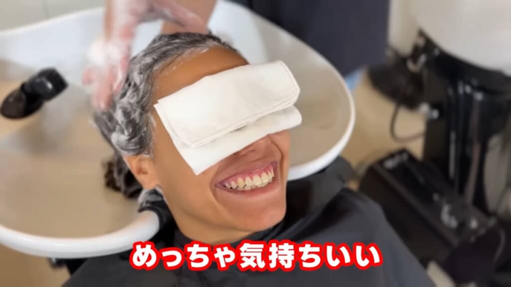 シャンプーでリラックス