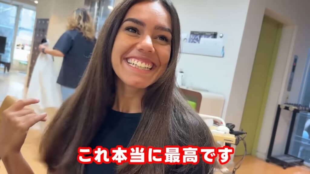 最高の仕上がりに笑顔があふれるナディアさん