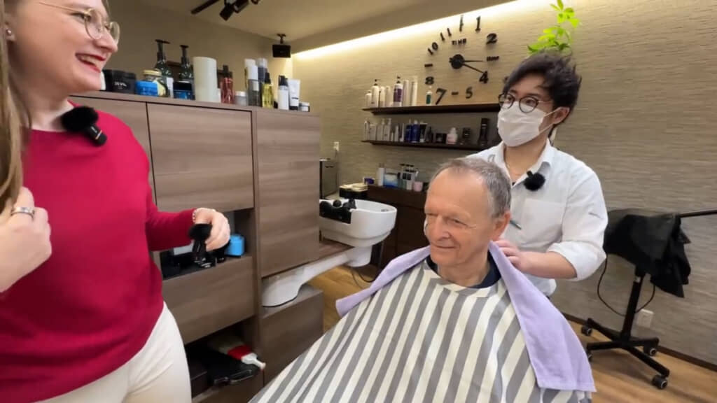 施術前。どうなるのかワクワクです！